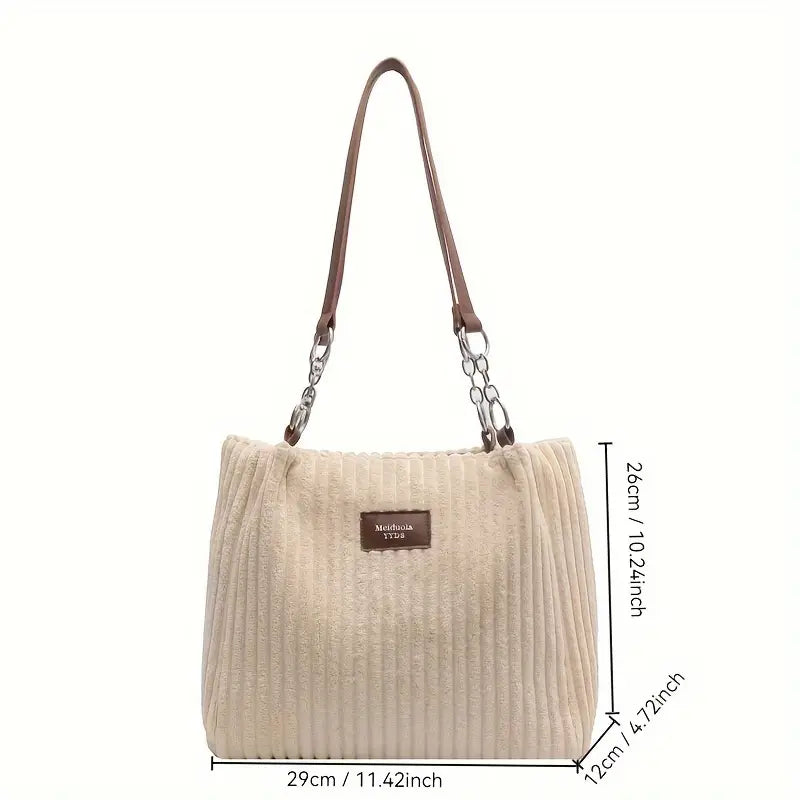 Lyssa | Ribbed velvet bag