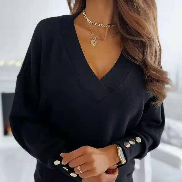 Emmy | Women's sweater with V-neck