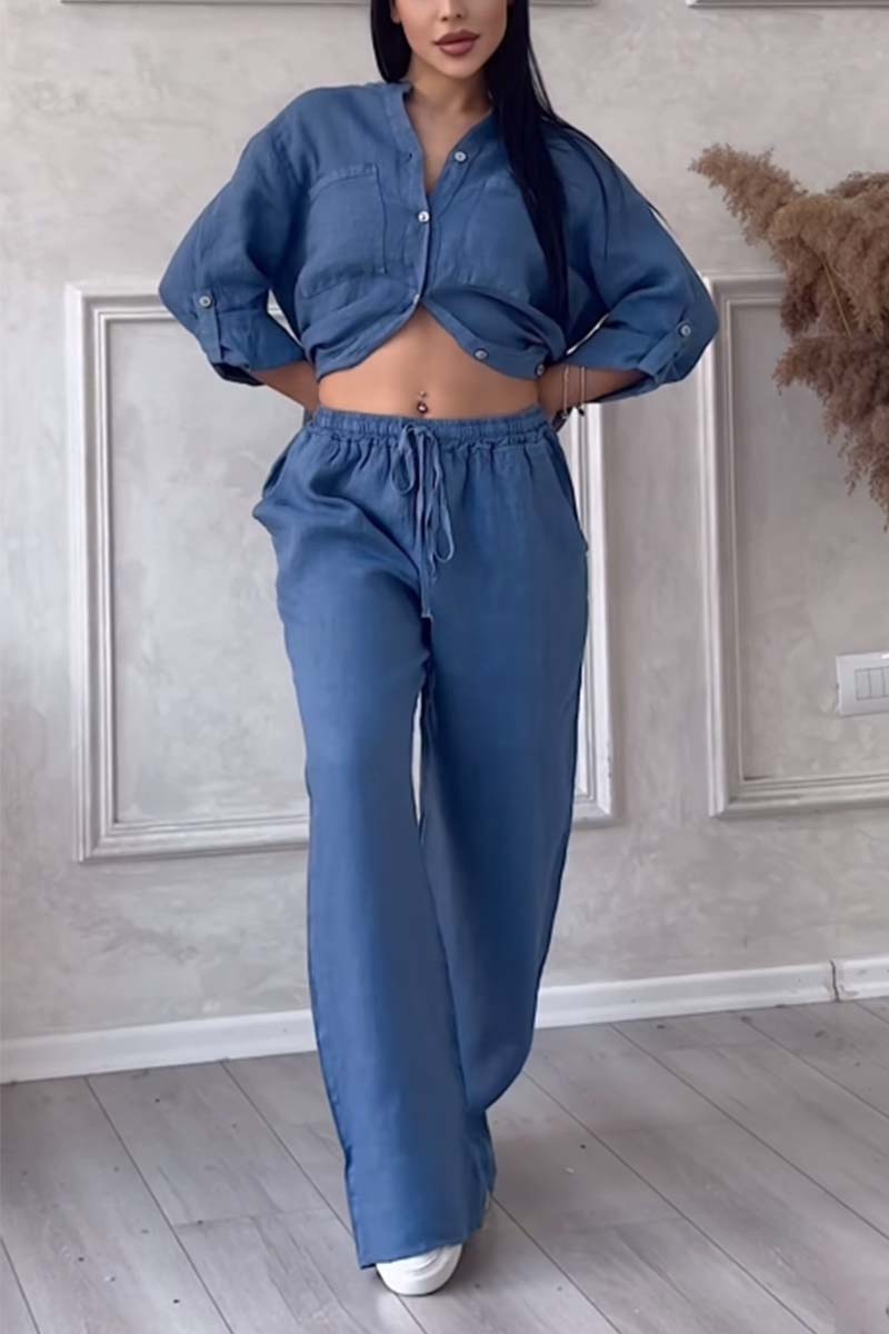 Yvonne | Two-Piece Linen Set