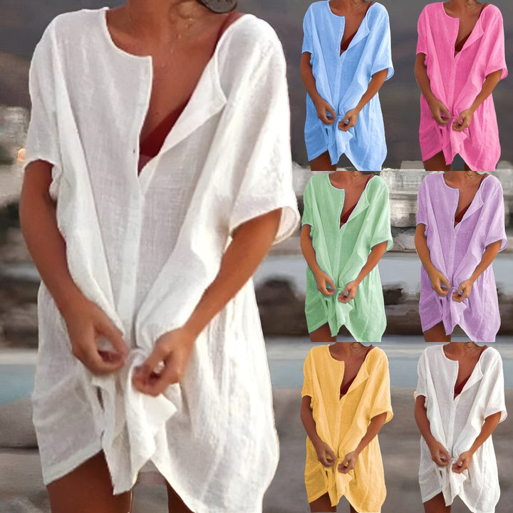Sofie | Slim-fit cotton summer dress