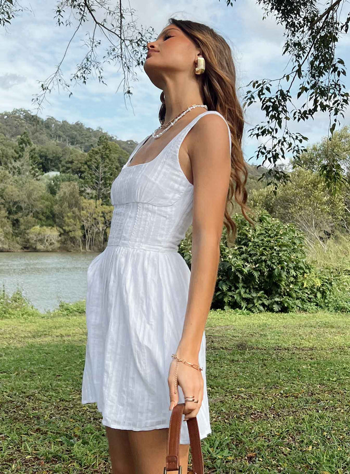 Lilli | Mini dress white low impact