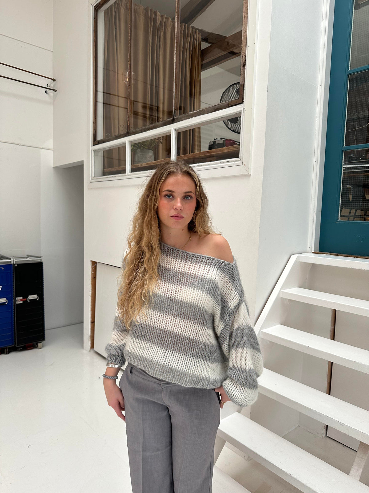 Edda | Striped knit sweater