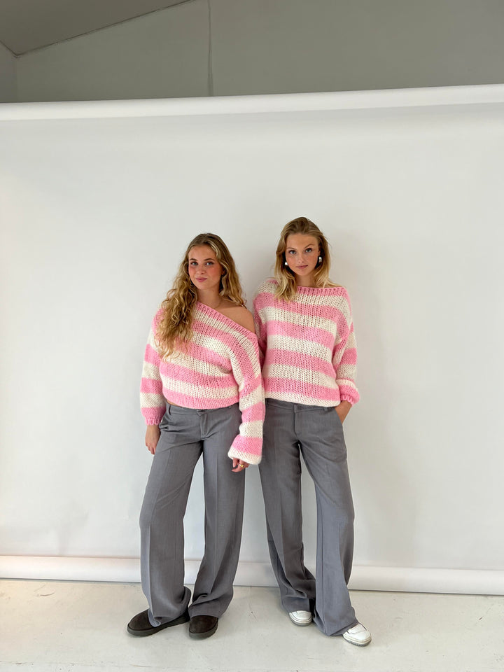 Edda | Striped knit sweater