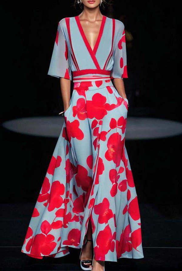 Sina | Elegant cotton dress with sleeves