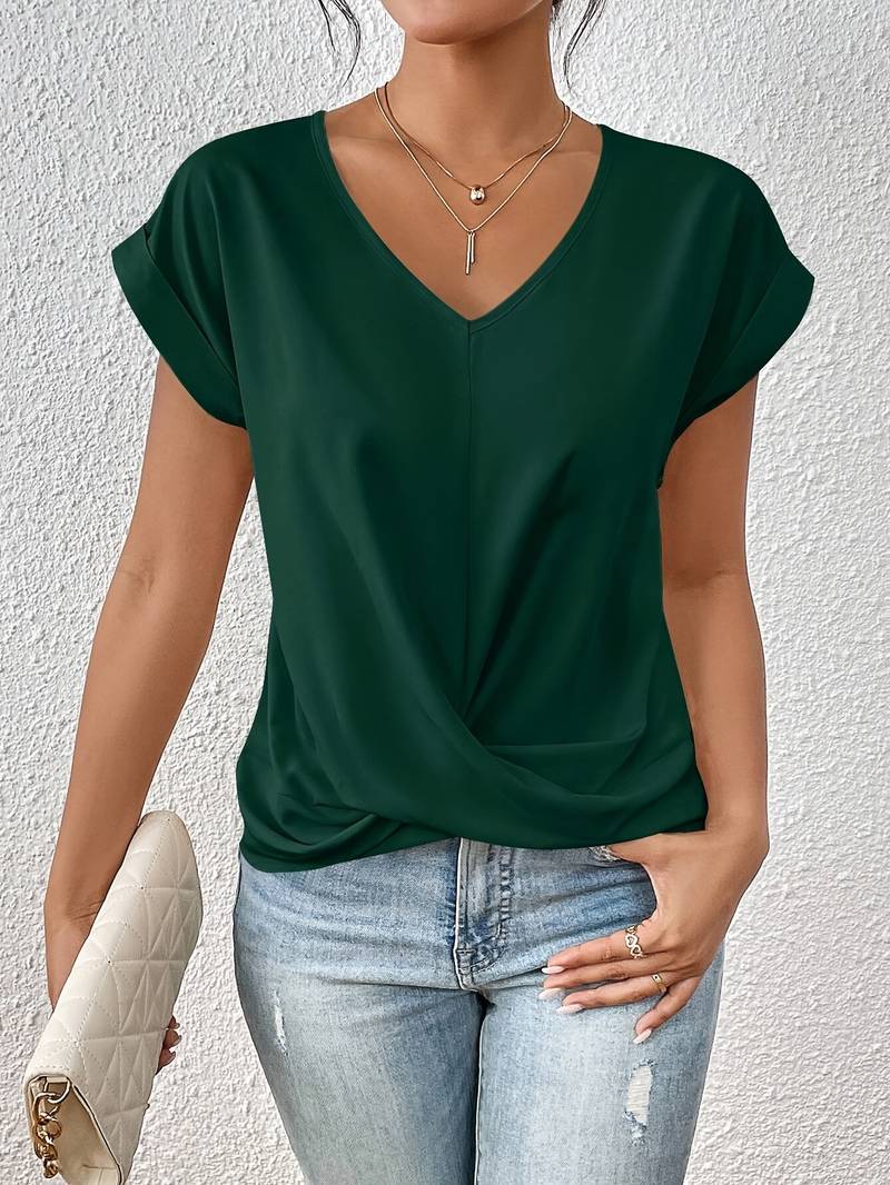 Yara | Short-sleeved top made from organic cotton
