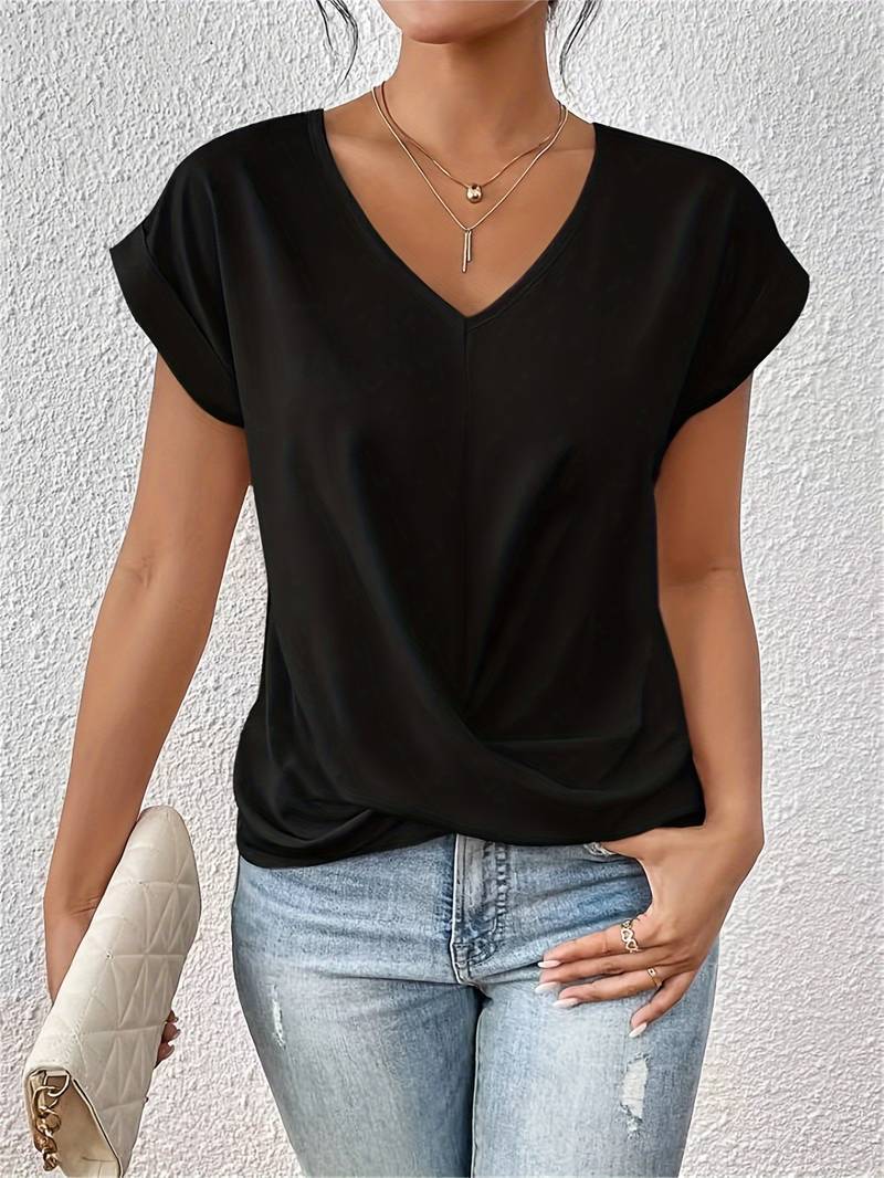 Yara | Short-sleeved top made from organic cotton