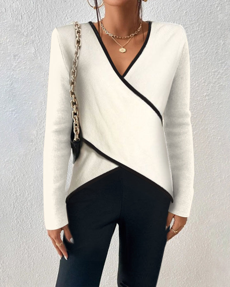 Emmalyn | Elegant sweater with V-neck
