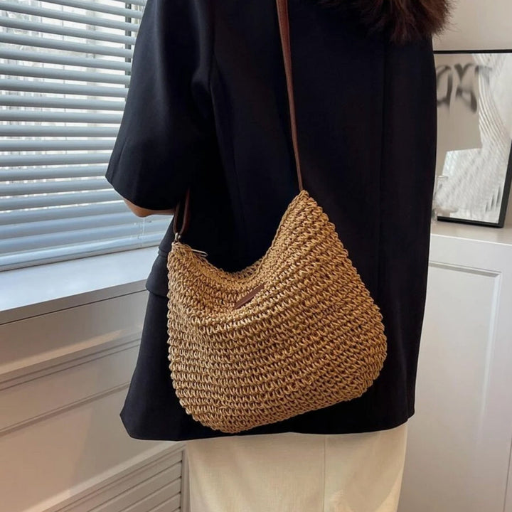 Zamora | Wicker shoulder bag