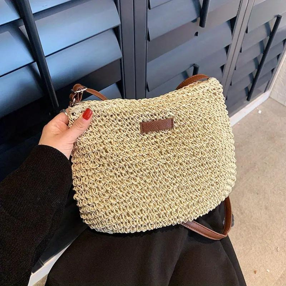 Zamora | Wicker shoulder bag