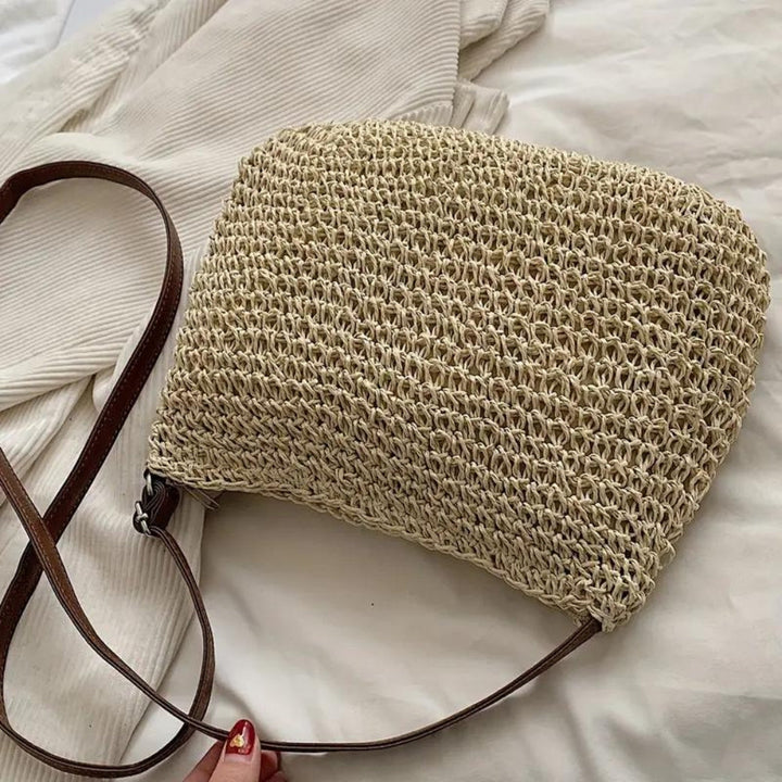 Zamora | Wicker shoulder bag