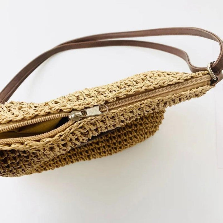 Zamora | Wicker shoulder bag