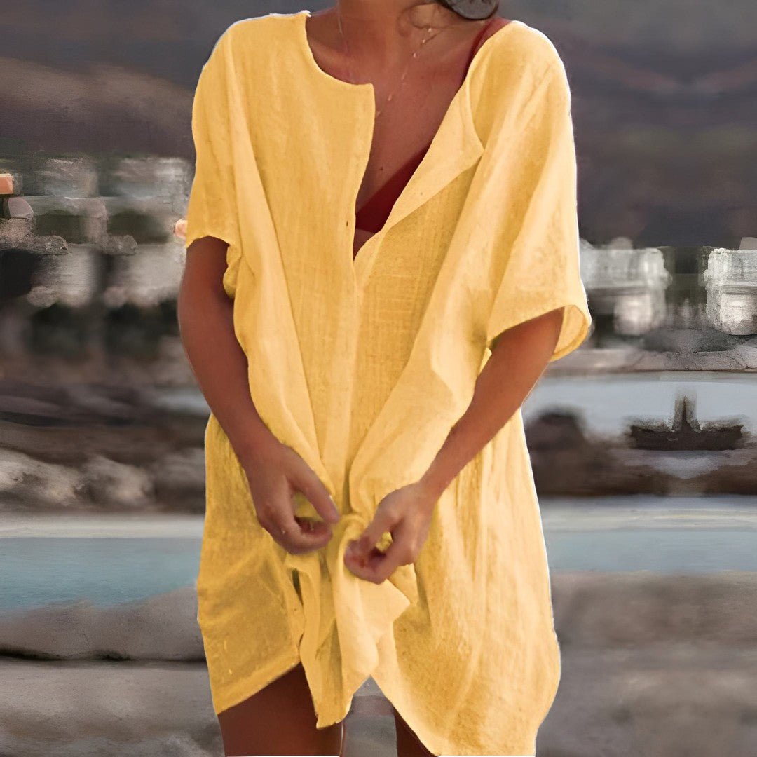 Sofie | Slim-fit cotton summer dress