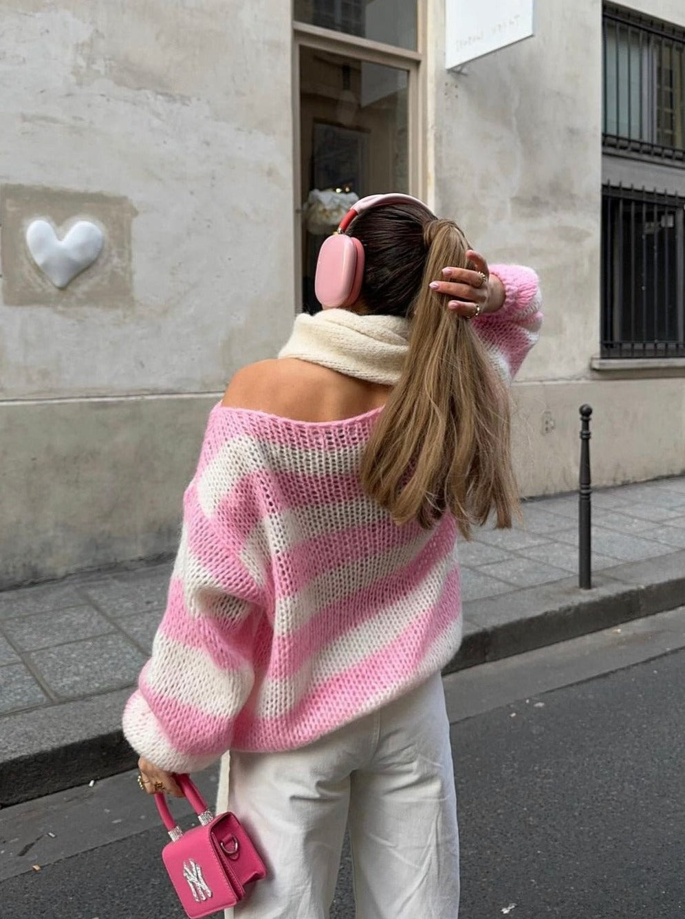 Edda | Striped knit sweater