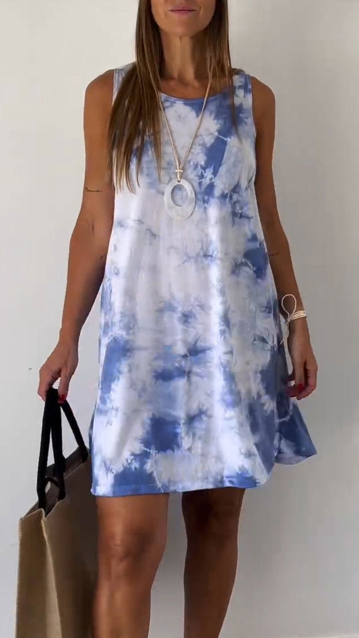 Antonia | Airy A-line summer dress in ombre style