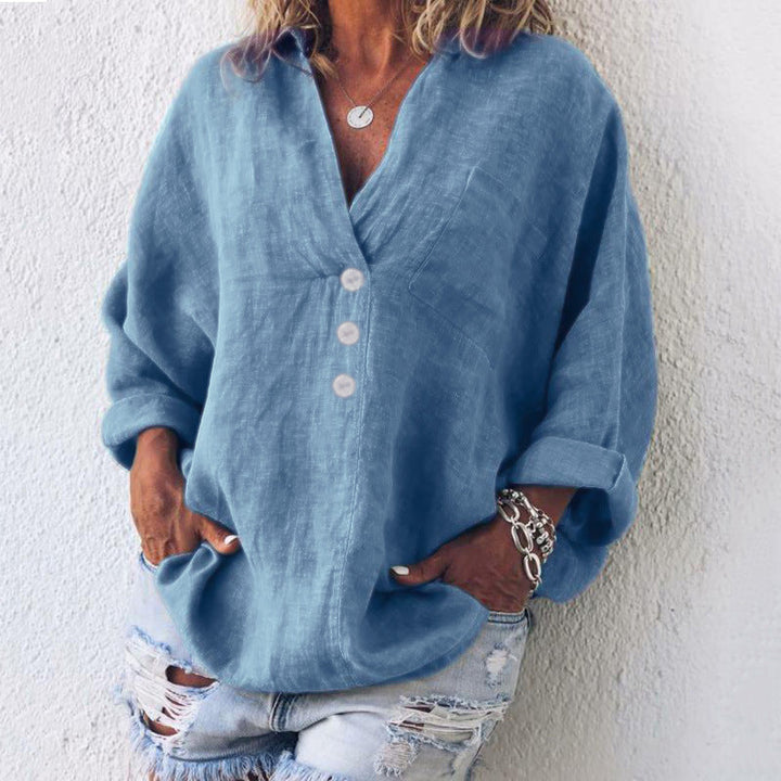 Leopoldine | Fashionable cotton and linen sweater