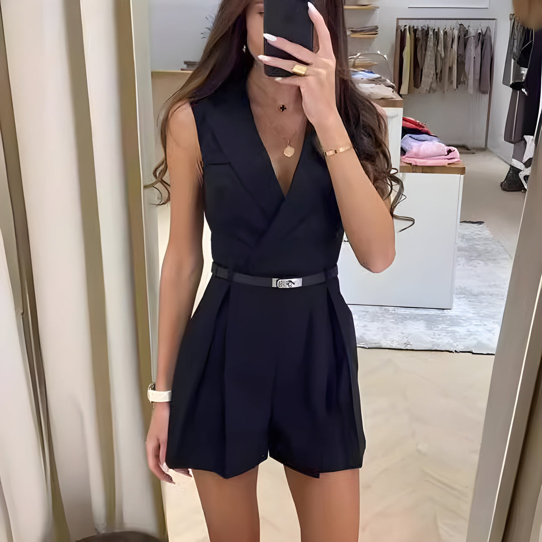 Cheska | Stylish Sleeveless Jumpsuit