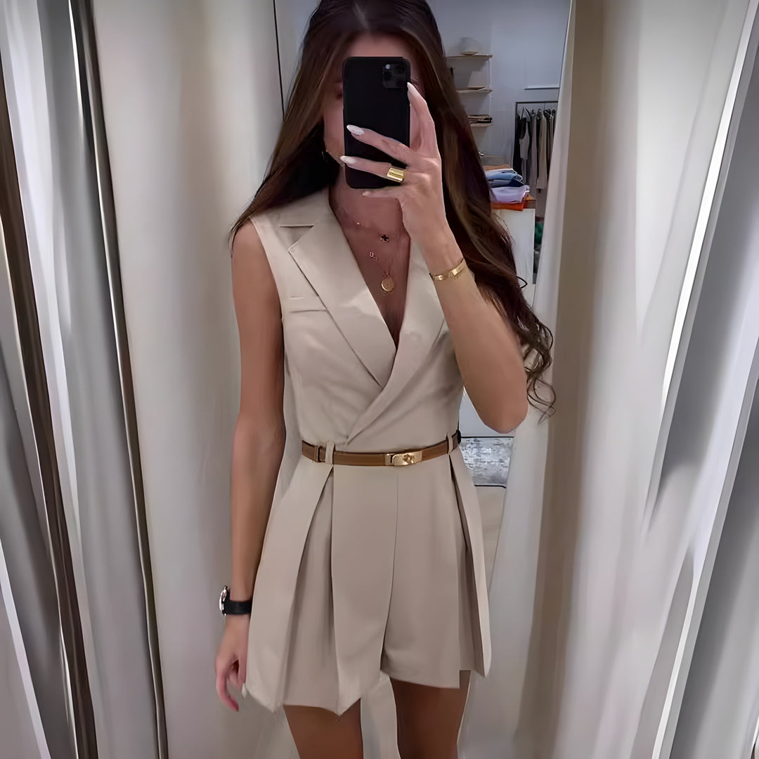 Cheska | Stylish Sleeveless Jumpsuit
