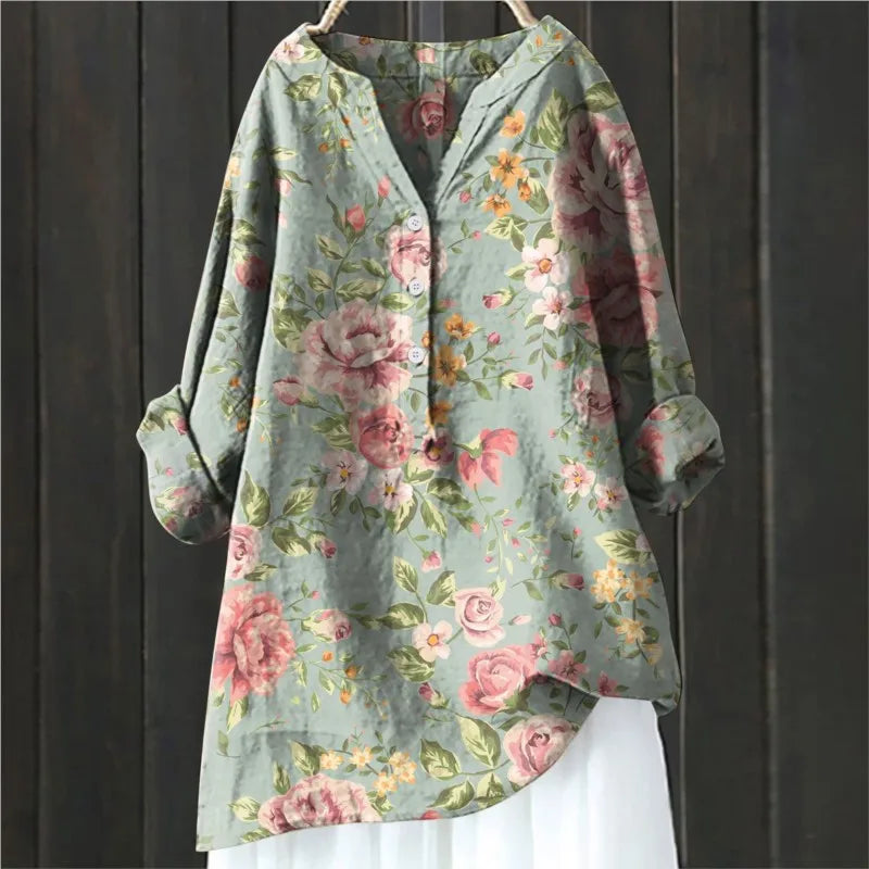 Adelheid | Blouse with floral print