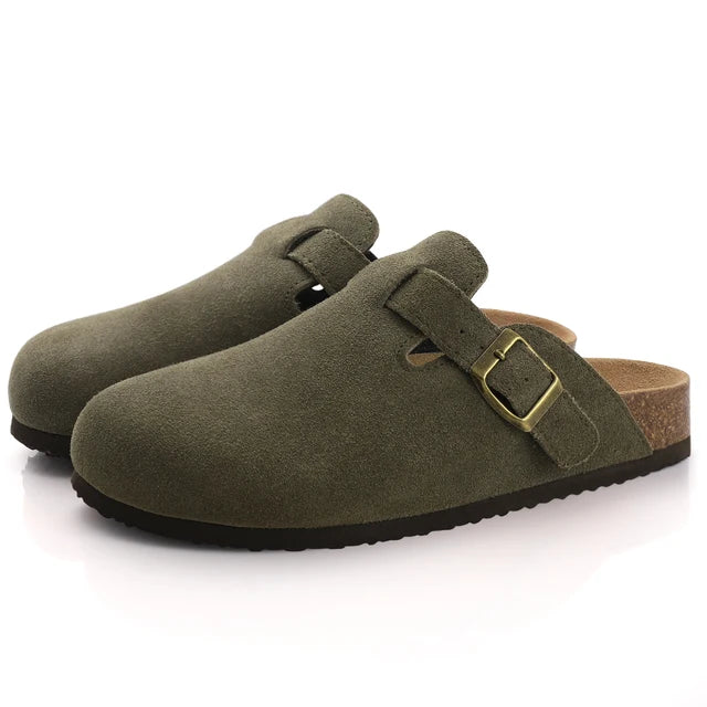 Berthold | Suede leather clog