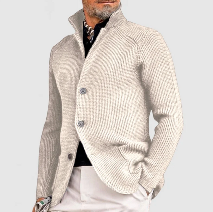 Levin | Woven cotton cardigan