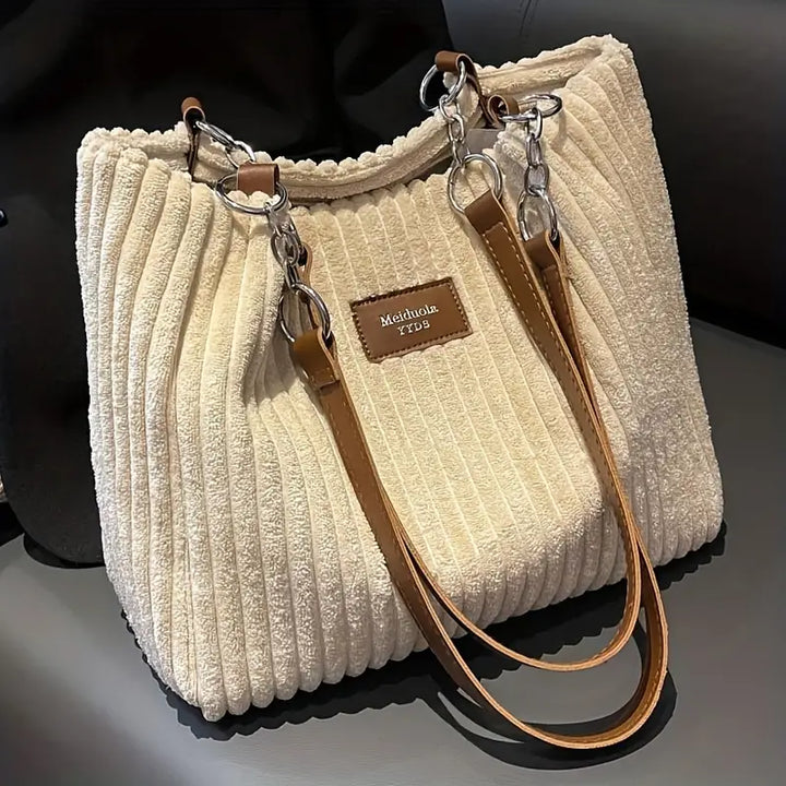 Lyssa | Ribbed velvet bag