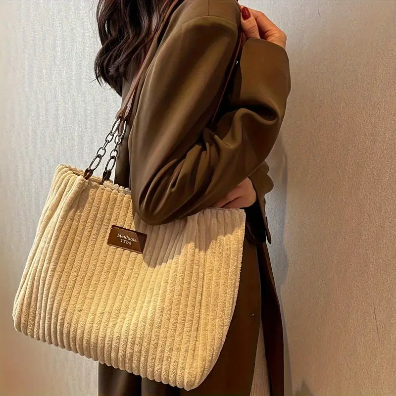 Lyssa | Ribbed velvet bag
