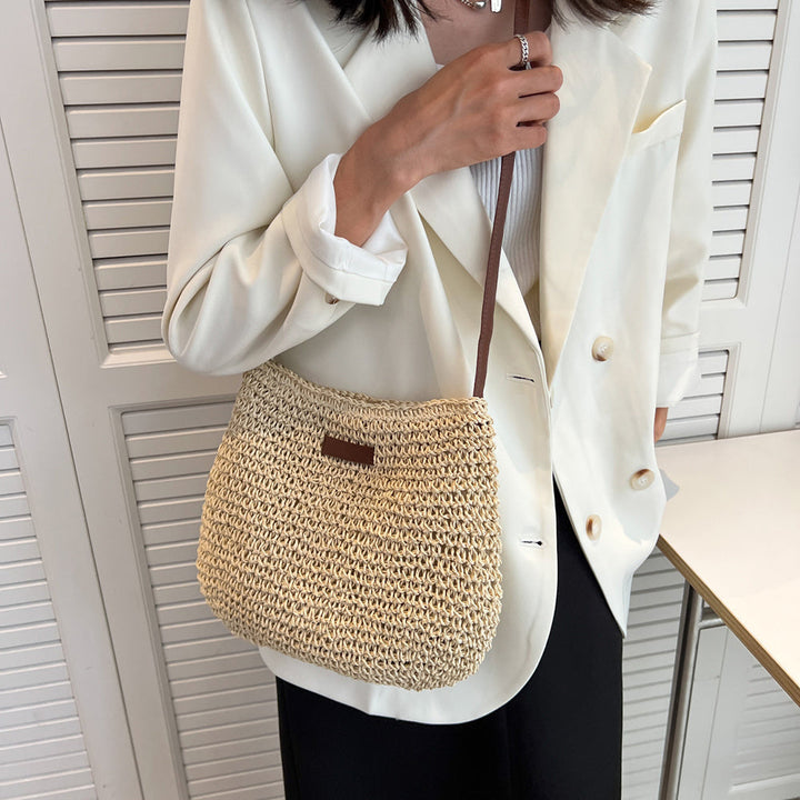 Zamora | Wicker shoulder bag