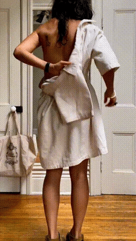 Ludmila | Utility dress with cinch zipper