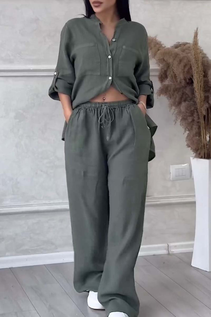 Yvonne | Two-Piece Linen Set