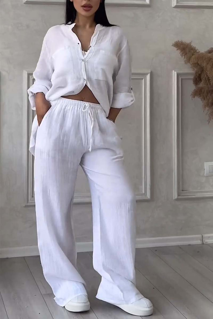 Yvonne | Two-Piece Linen Set
