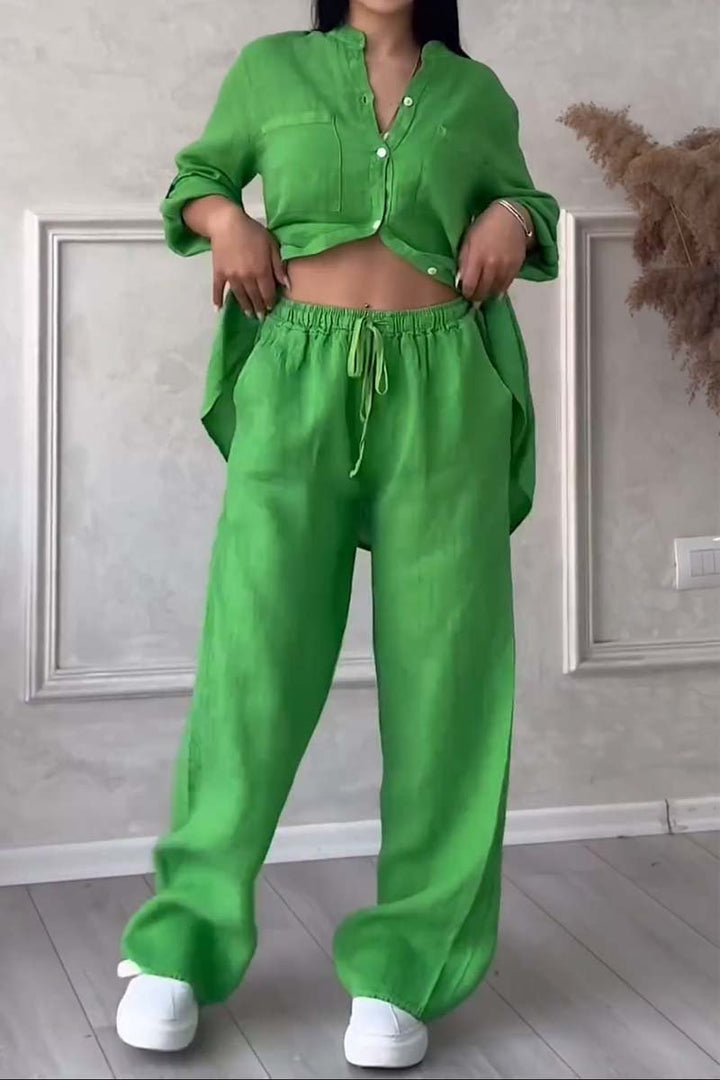 Yvonne | Two-Piece Linen Set