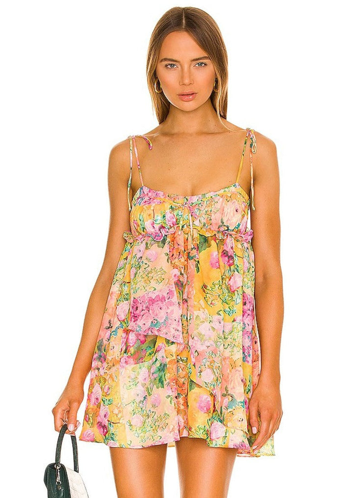Brigitte | Flowered Dress
