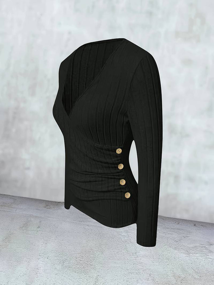 Elenore l Tight-fitting ribbed sweater