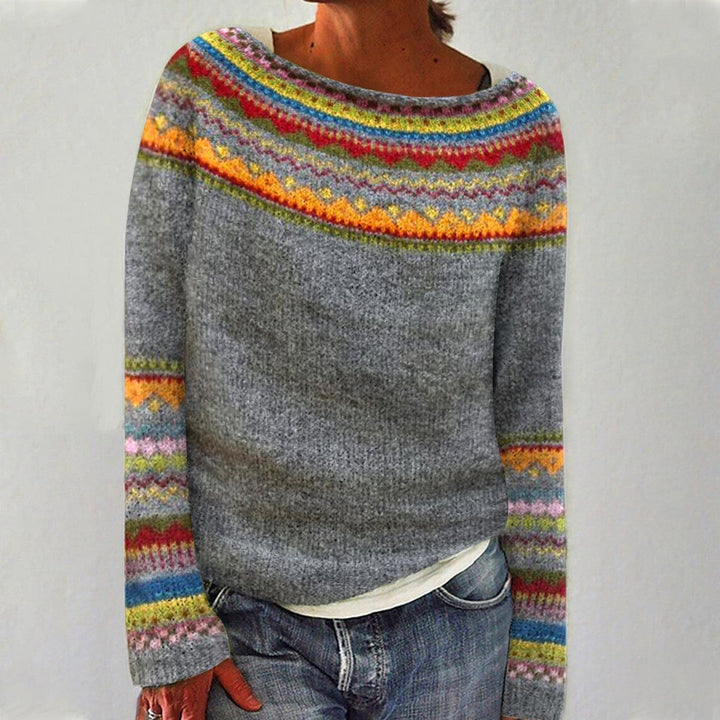 Avila | Retro fall sweater
