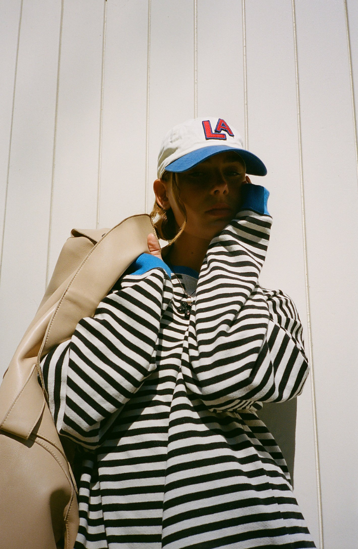 Robyn | Oversized sweater with stripes