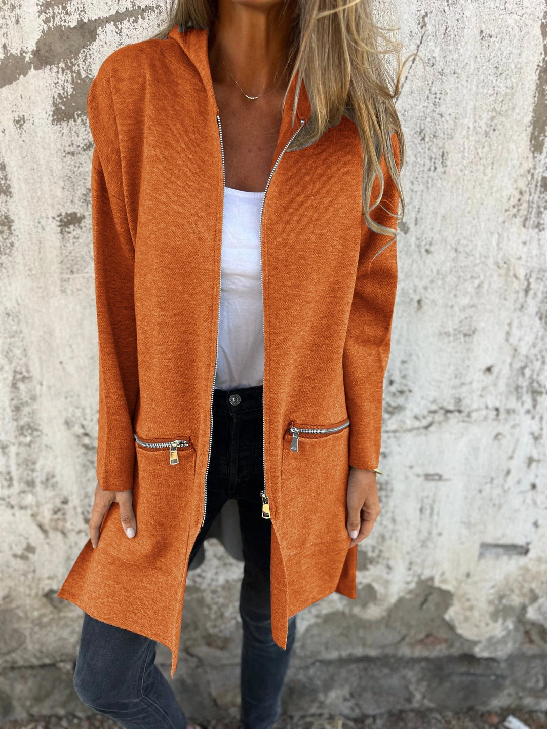 Theodora | Casual long-sleeved jacket with zipper