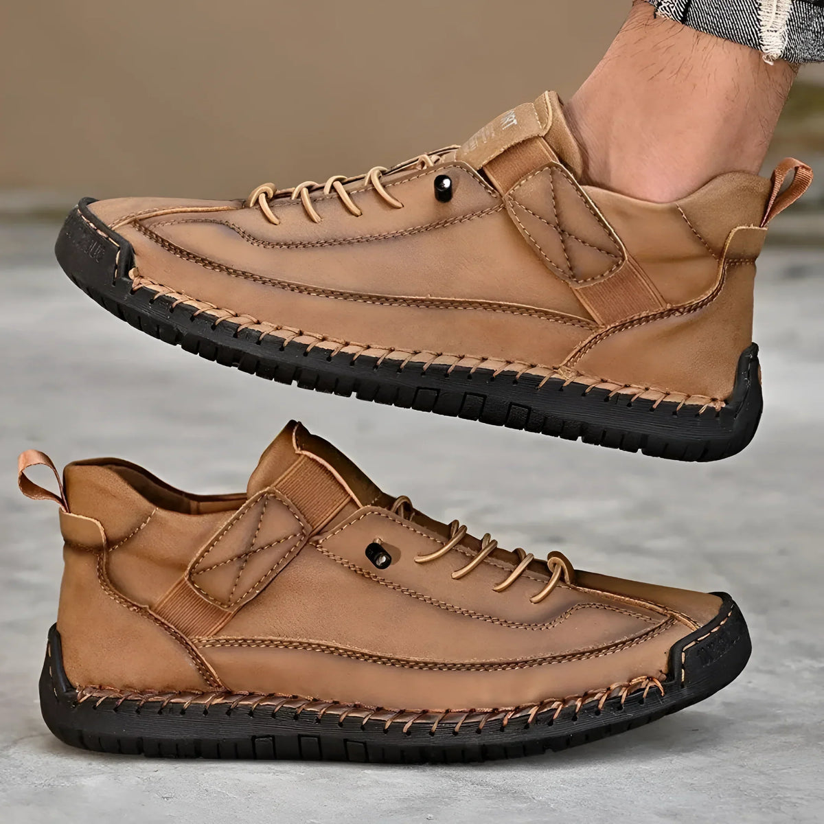 Rainer | Hand-stitched leather loafers
