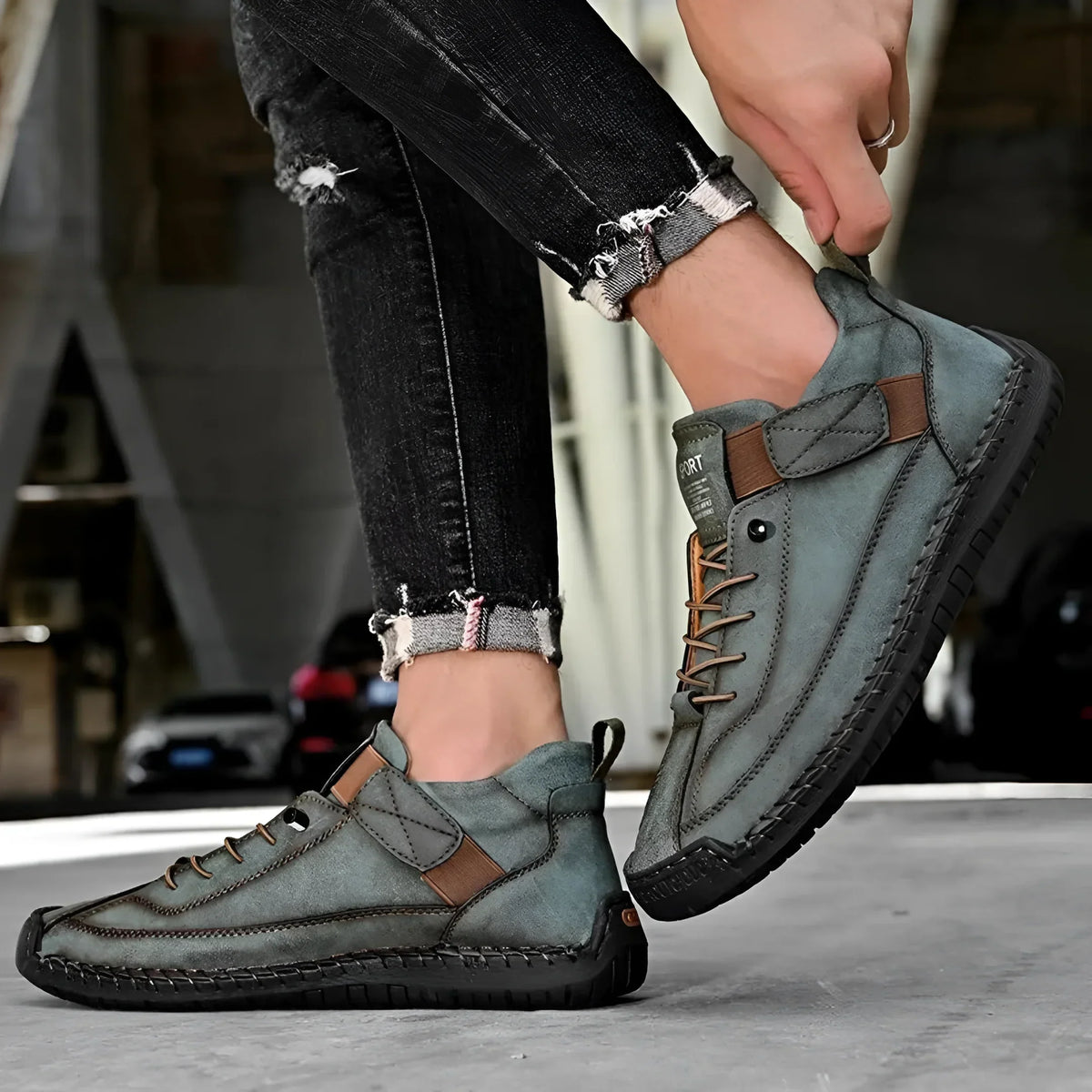 Rainer | Hand-stitched leather loafers