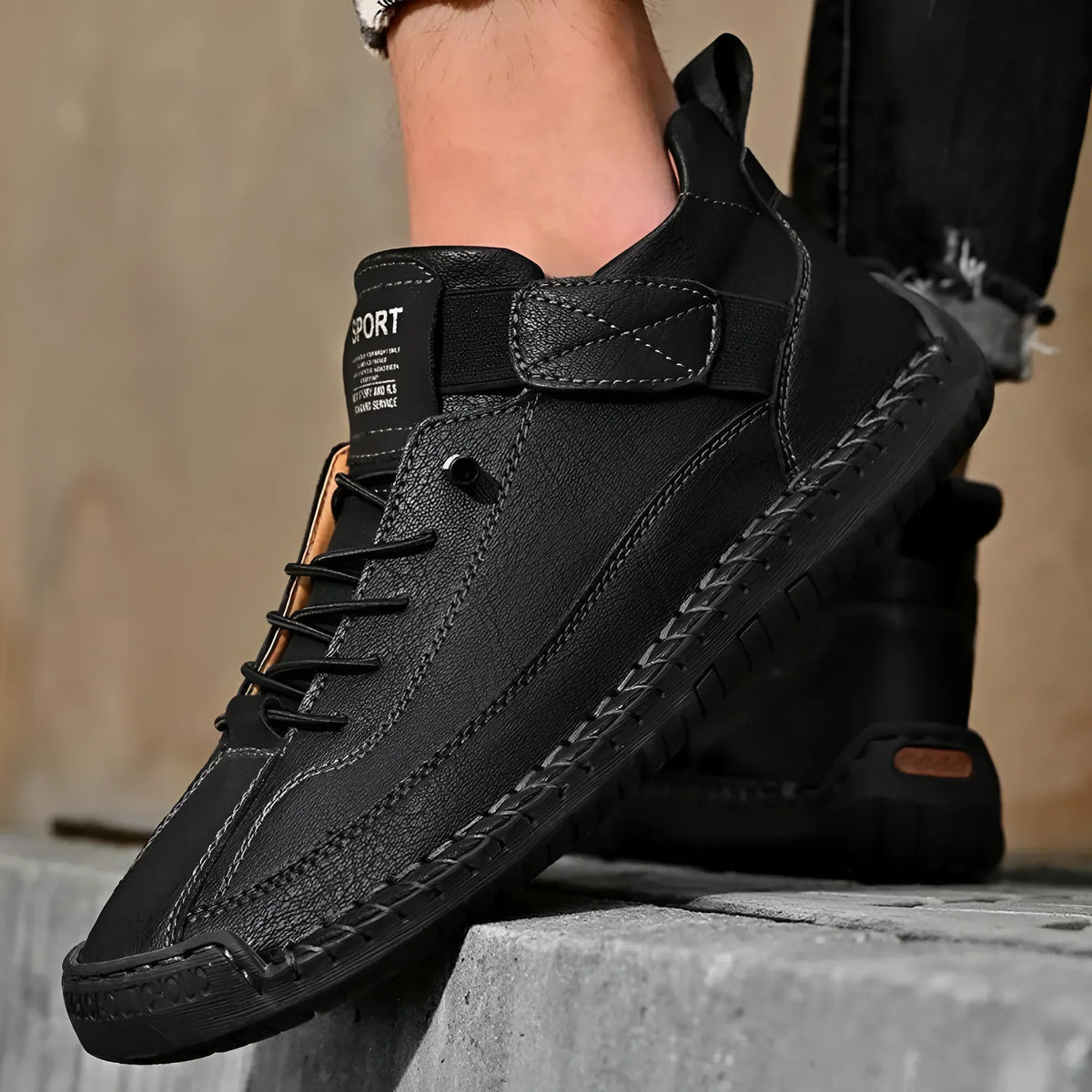Rainer | Hand-stitched leather loafers