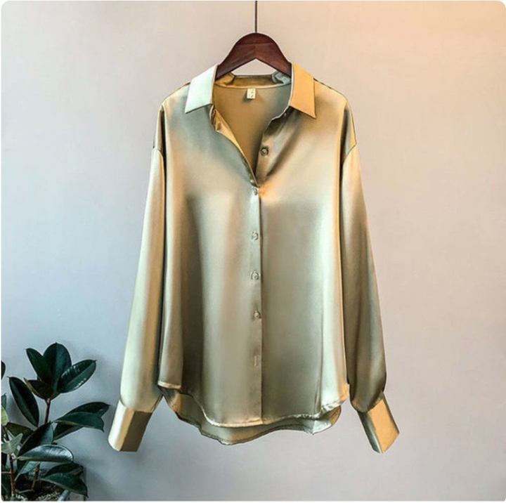 Sarlote | Ladies' satin shirt