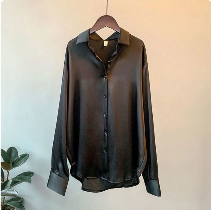Sarlote | Ladies' satin shirt