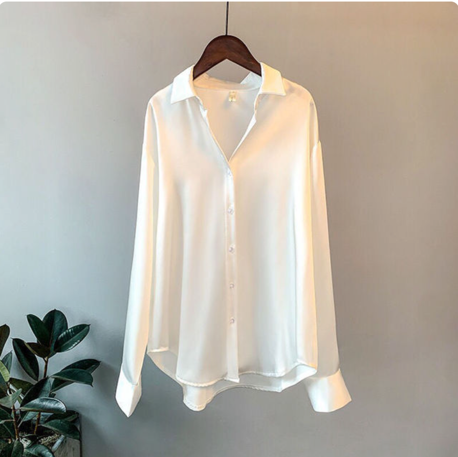 Sarlote | Ladies' satin shirt