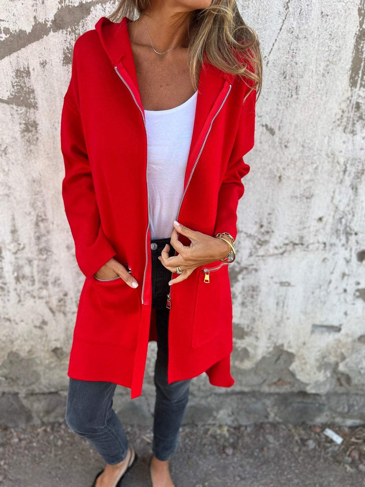 Theodora | Casual long-sleeved jacket with zipper