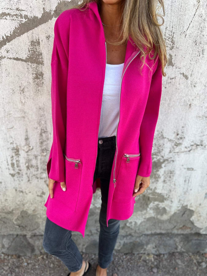 Theodora | Casual long-sleeved jacket with zipper