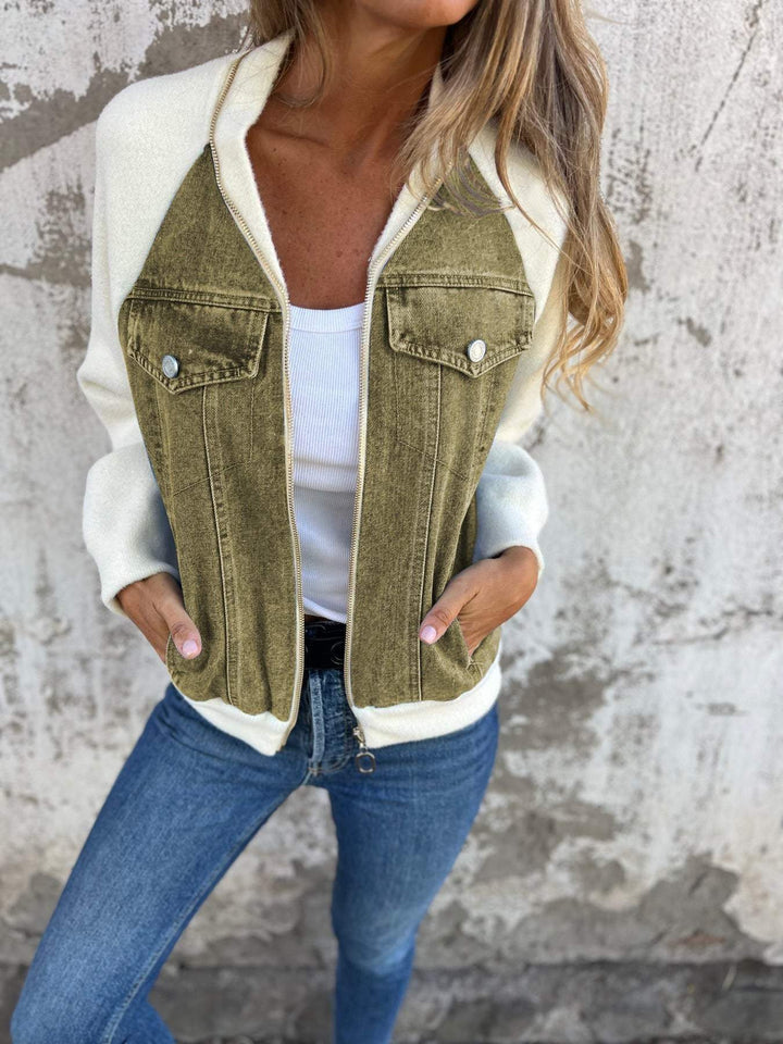 Beatrix | Modern jacket with denim