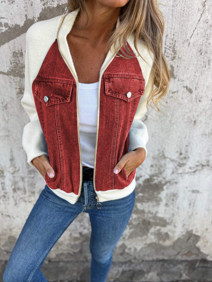 Beatrix | Modern jacket with denim