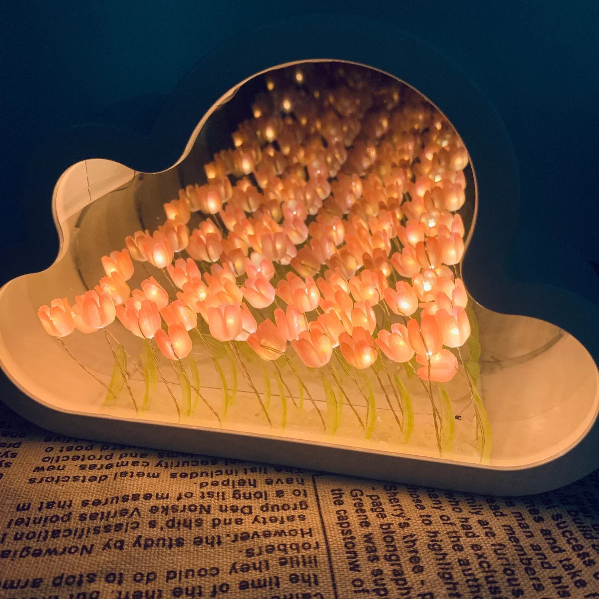 Louisa | Forever infinite cloud mirror tulips