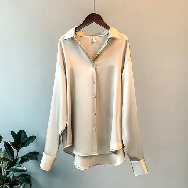 Sarlote | Ladies' satin shirt